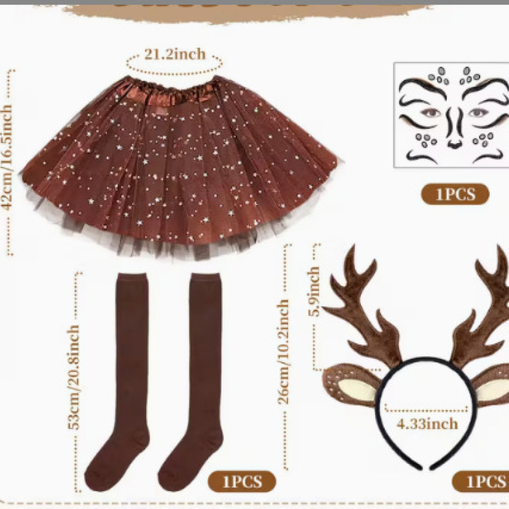 Reindeer Antlers Headband - Aro decorativo para el cabello con