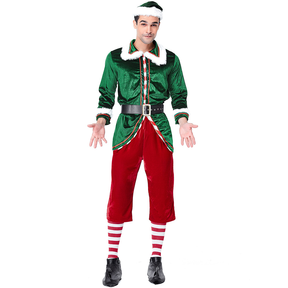 Elf Costume Christmas - Disfraz de Papá Noel para Mujer