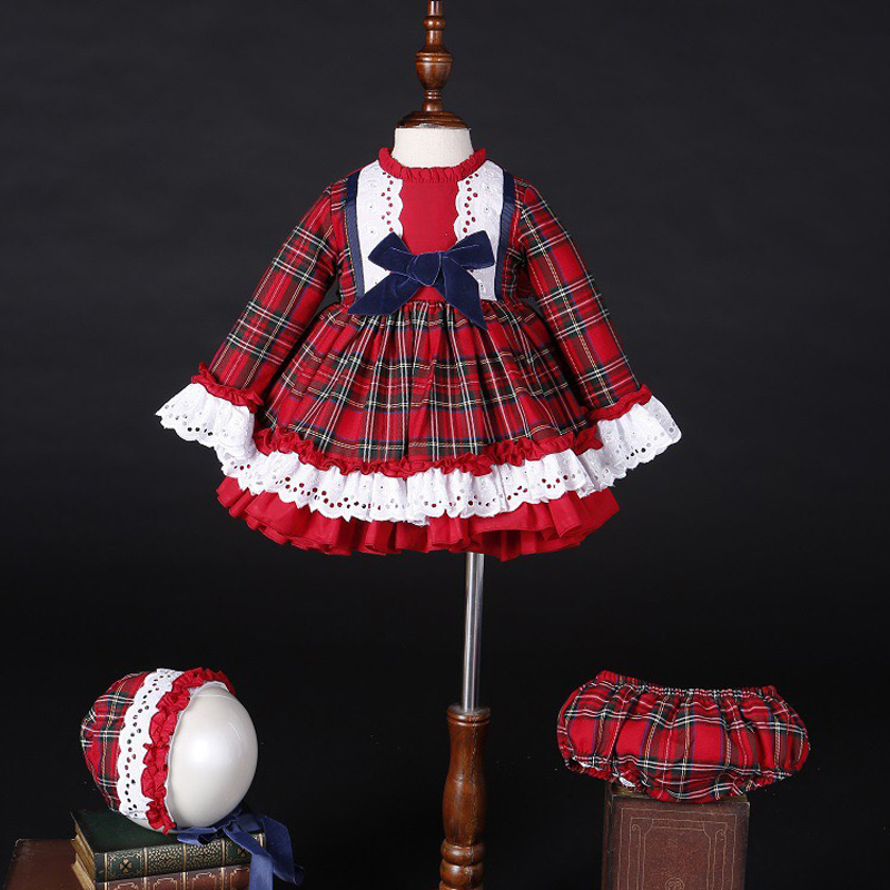 Christmas Throw Blanket - Vestido de princesa vintage a cuadros
