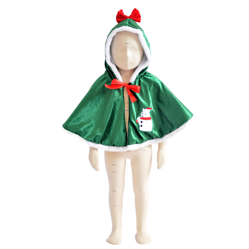 Poncho con capucha de Navidad  - Elf Costume Christmas reseña y precio