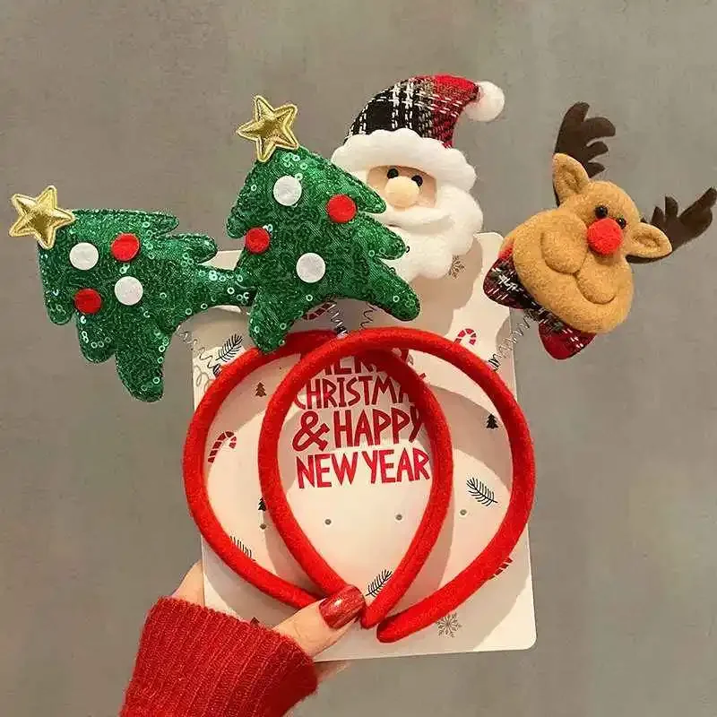 10 Uds. Diadema navideña con a - Reindeer Antlers Headband reseña y precio