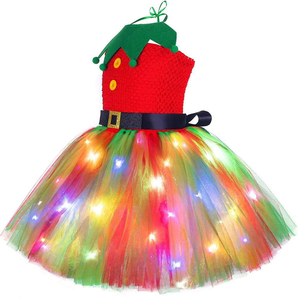 Vestido tutú de Navidad, vesti - Elf Costume Christmas reseña y precio