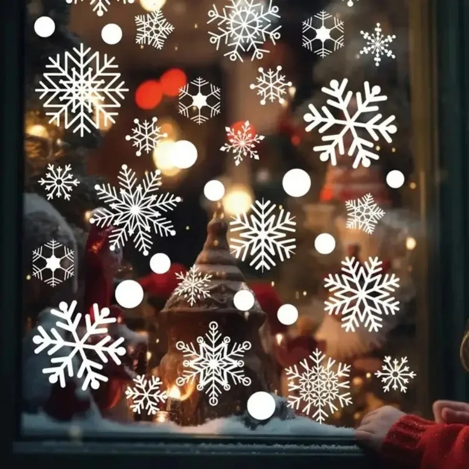 1 Juego de pegatinas para vent - Snowflake Window Decal reseña y precio