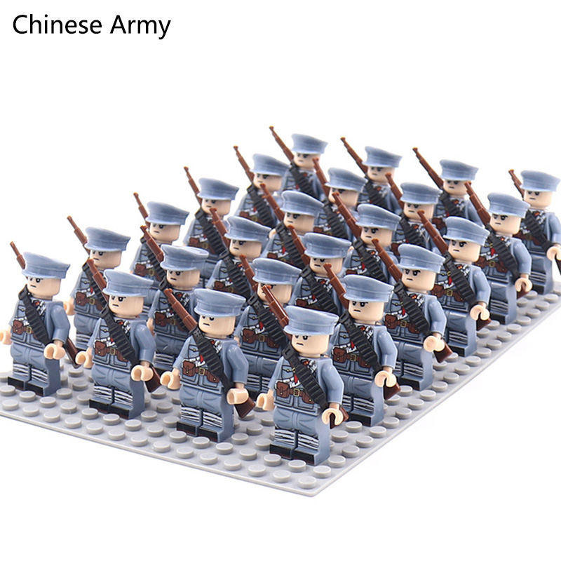 WW2 24 unids/lote soldados mil - Lego Set Creator reseña y precio