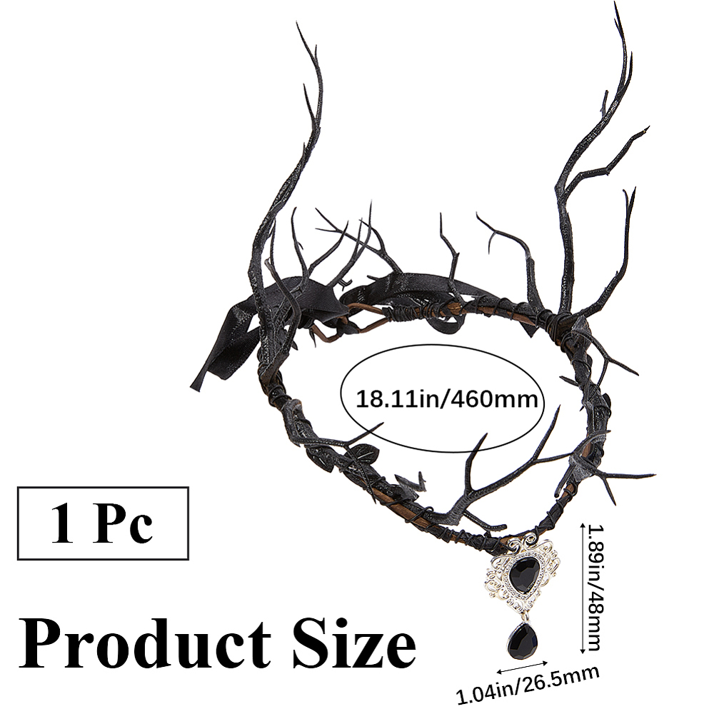 Diadema de Hada Negra con Asta - Reindeer Antlers Headband reseña y precio
