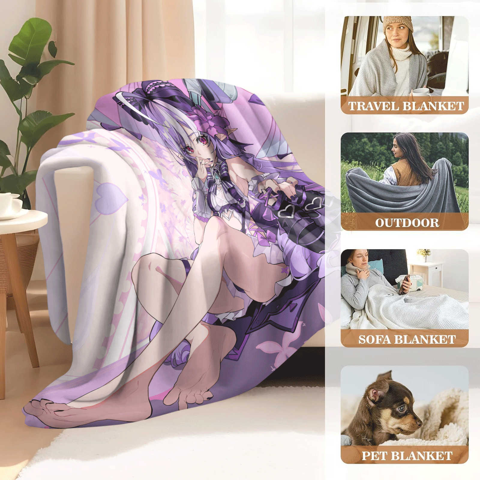 Manta de franela con dibujos a - Christmas Throw Blanket reseña y precio