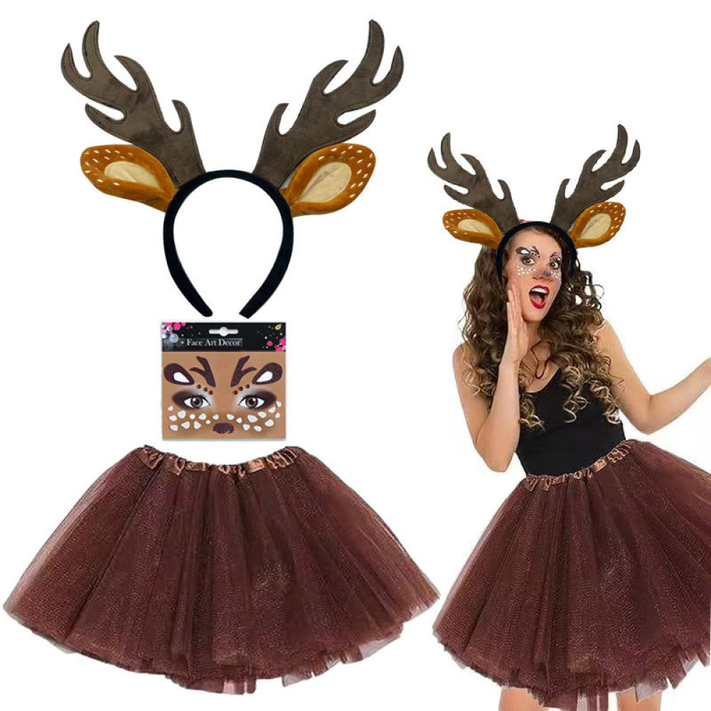 Diadema de Astas de Reno Navid - Reindeer Antlers Headband reseña y precio