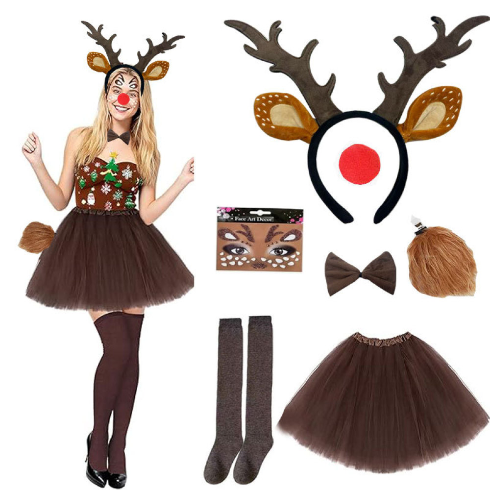 Diadema de Astas de Reno Navid - Reindeer Antlers Headband reseña y precio