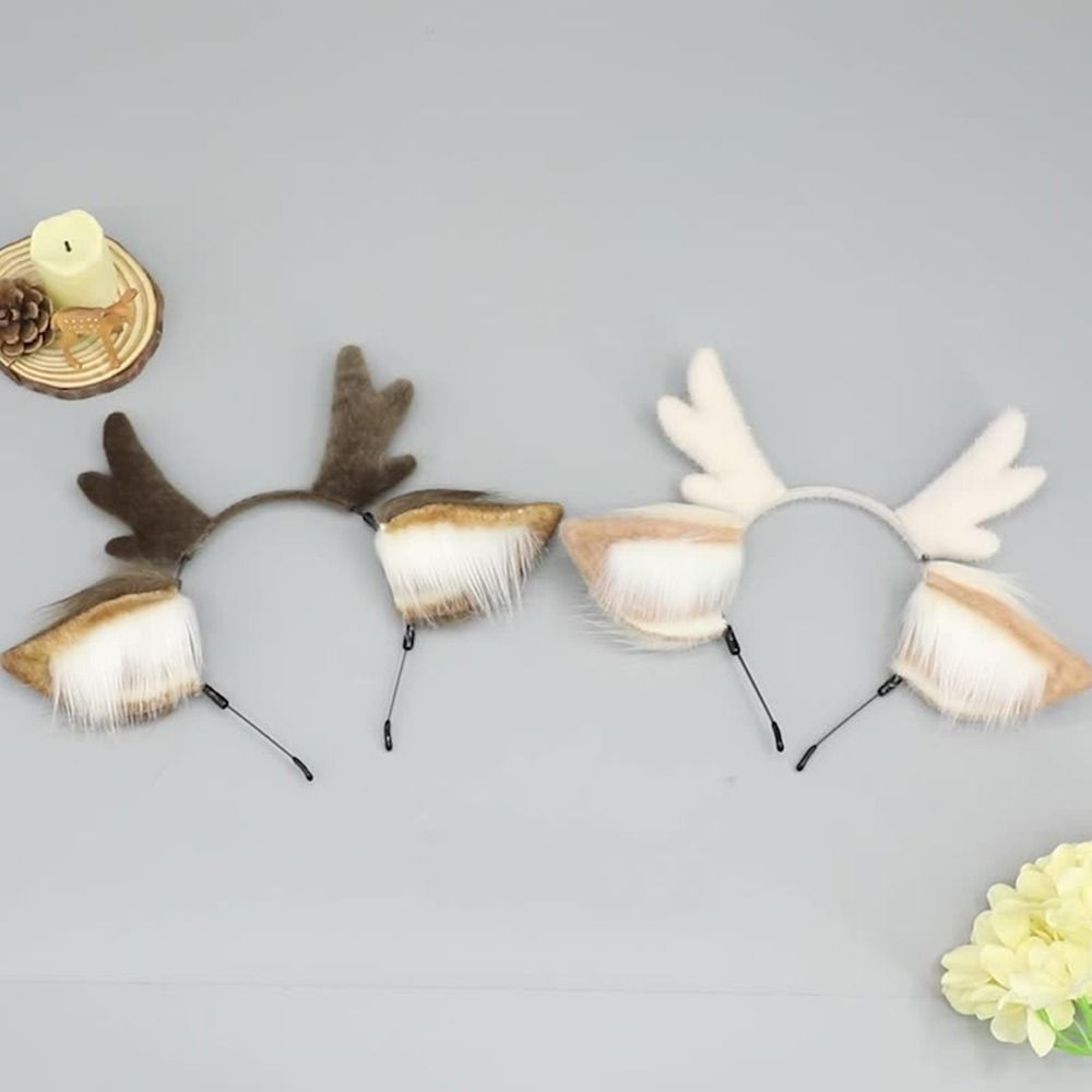 Diadema con orejas de ciervo y - Reindeer Antlers Headband reseña y precio