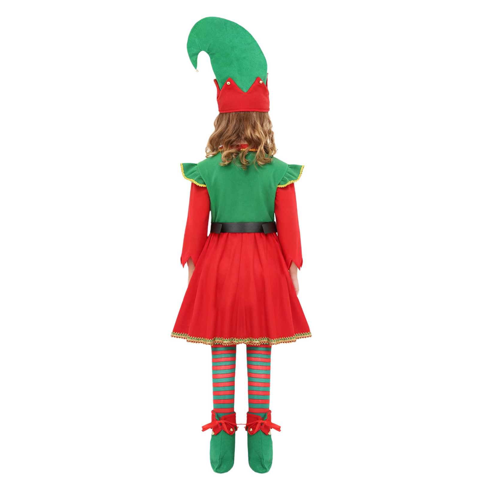 Disfraz de elfo para niña, dis - Elf Costume Christmas reseña y precio