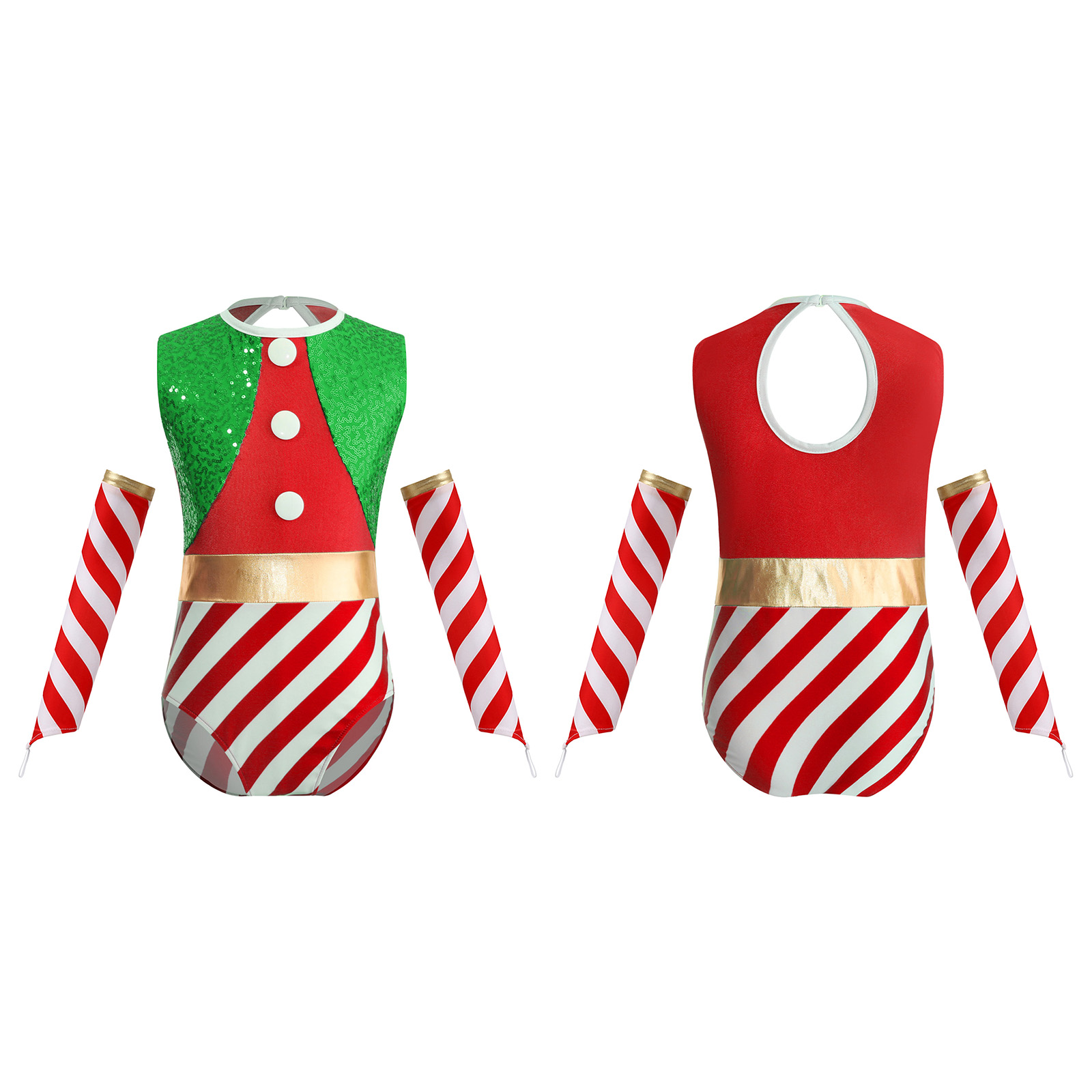 Disfraz de elfo de Papá Noel p - Elf Costume Christmas reseña y precio