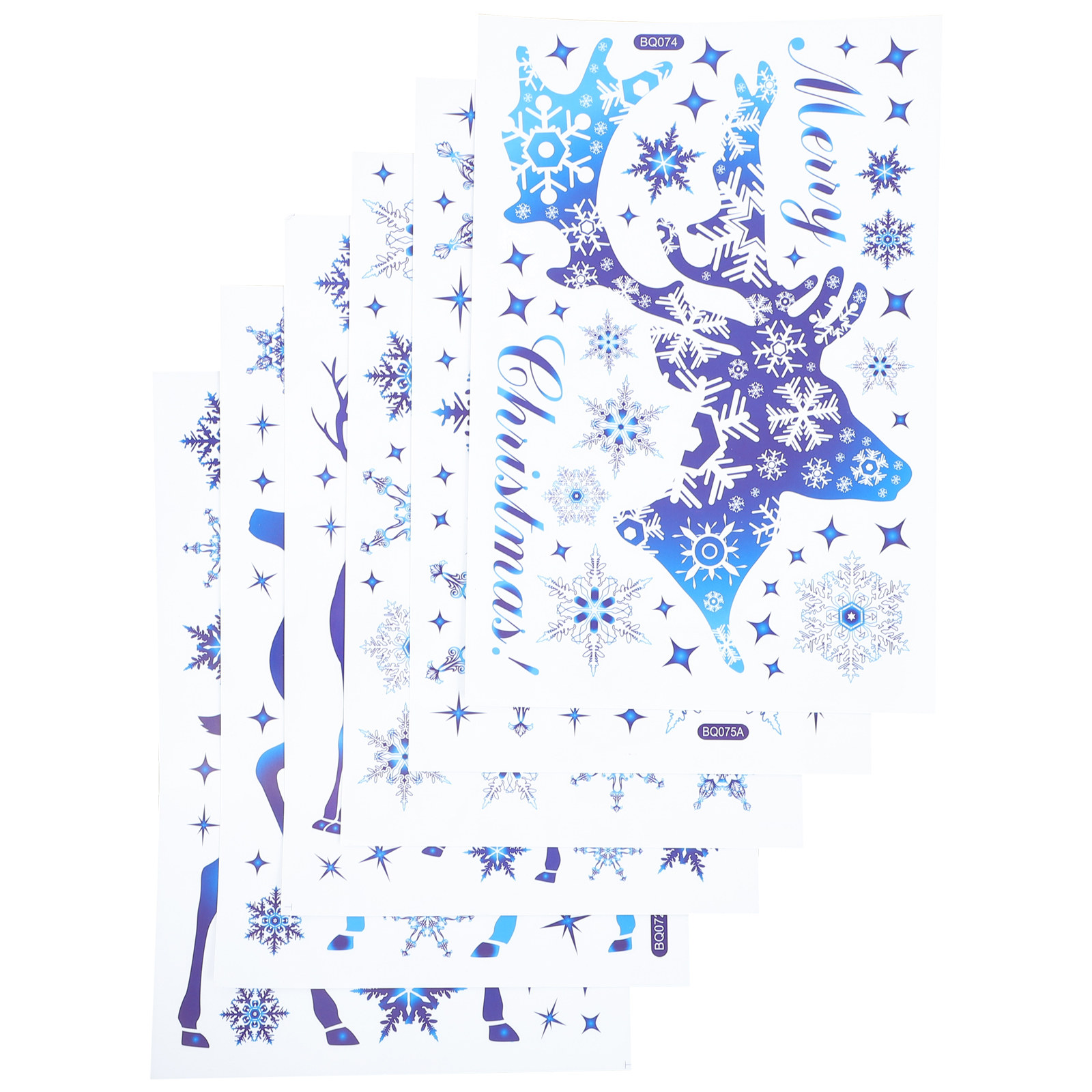 6 Hojas de Adhesivos Decorativ - Snowflake Window Decal reseña y precio