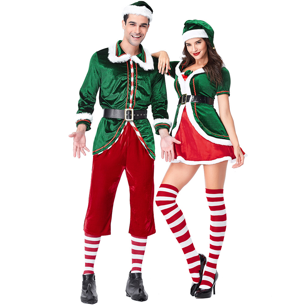 Disfraz de Papá Noel para Muje - Elf Costume Christmas reseña y precio