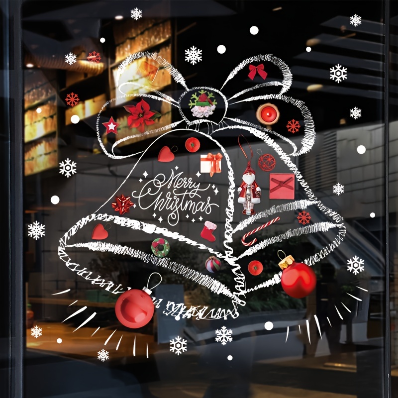 Pegatinas Navideñas de Copos d - Snowflake Window Decal reseña y precio