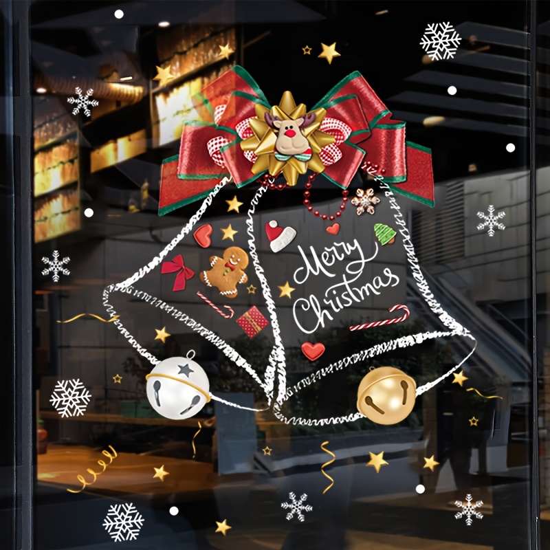 Pegatinas Navideñas de Copos d - Snowflake Window Decal reseña y precio