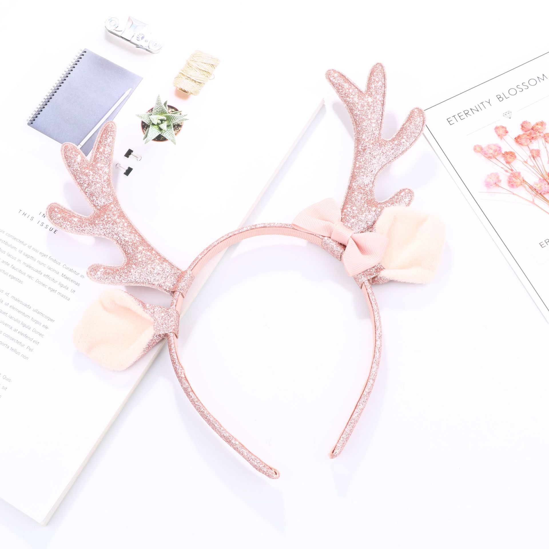 Diadema con Cuernos de Reno Ro - Reindeer Antlers Headband reseña y precio