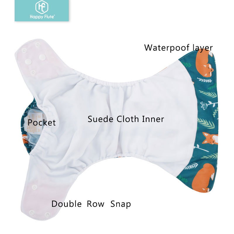 HappyFlute 8 pañales + 8 inser - Pampers Diaper Premium Care reseña y precio