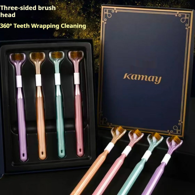 Juego de 4 cepillos de dientes - Gift Box Wrap Set reseña y precio