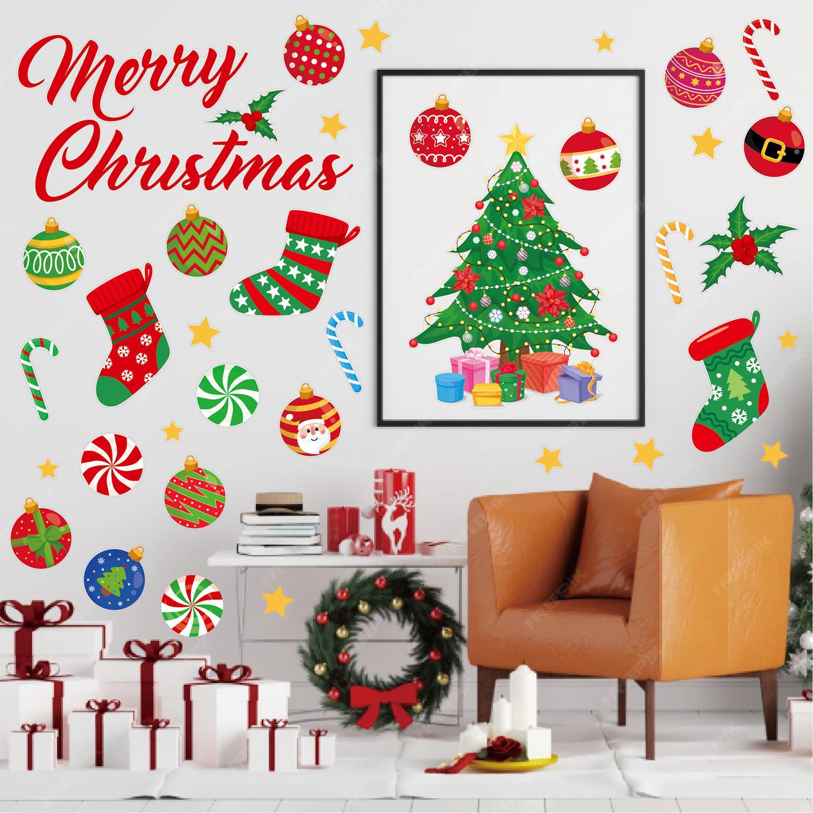 3 piezas de pegatinas navideña - Snowflake Window Decal reseña y precio
