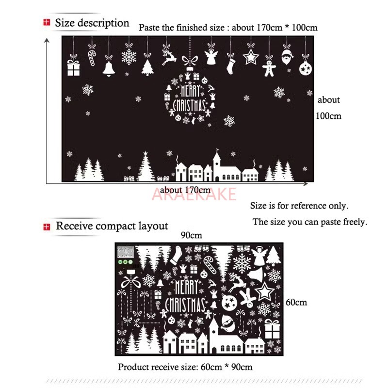 1 adhesivo decorativo de pared - Snowflake Window Decal reseña y precio