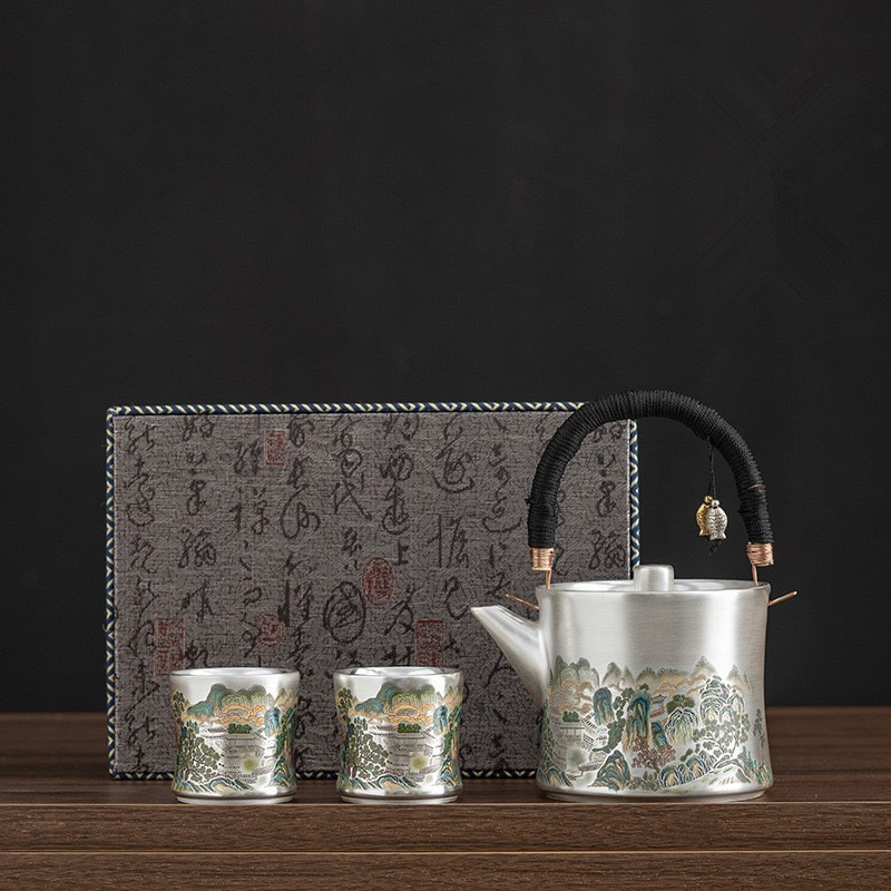 Juego de té kung fu de porcela - Gift Box Wrap Set reseña y precio